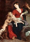 RUBENS, Pieter Pauwel, The Holy Family with the Basket f